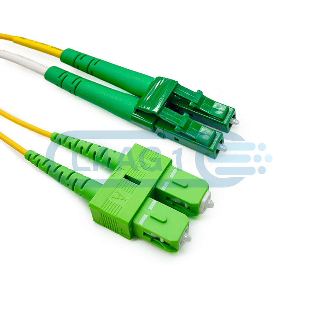 Duplex Patchkabel LC/APC naar SC/APC | 50 m