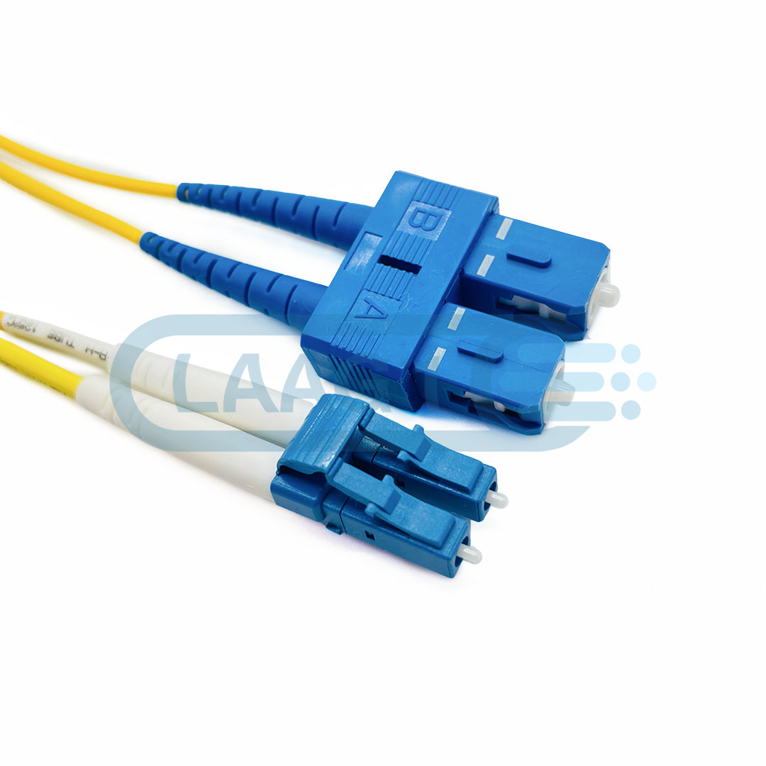 Duplex Patchkabel LC/UPC naar SC/UPC | 60 m