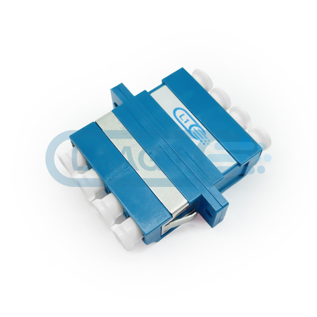 Quad LCUPC connector koppelblokje glasvezel connector