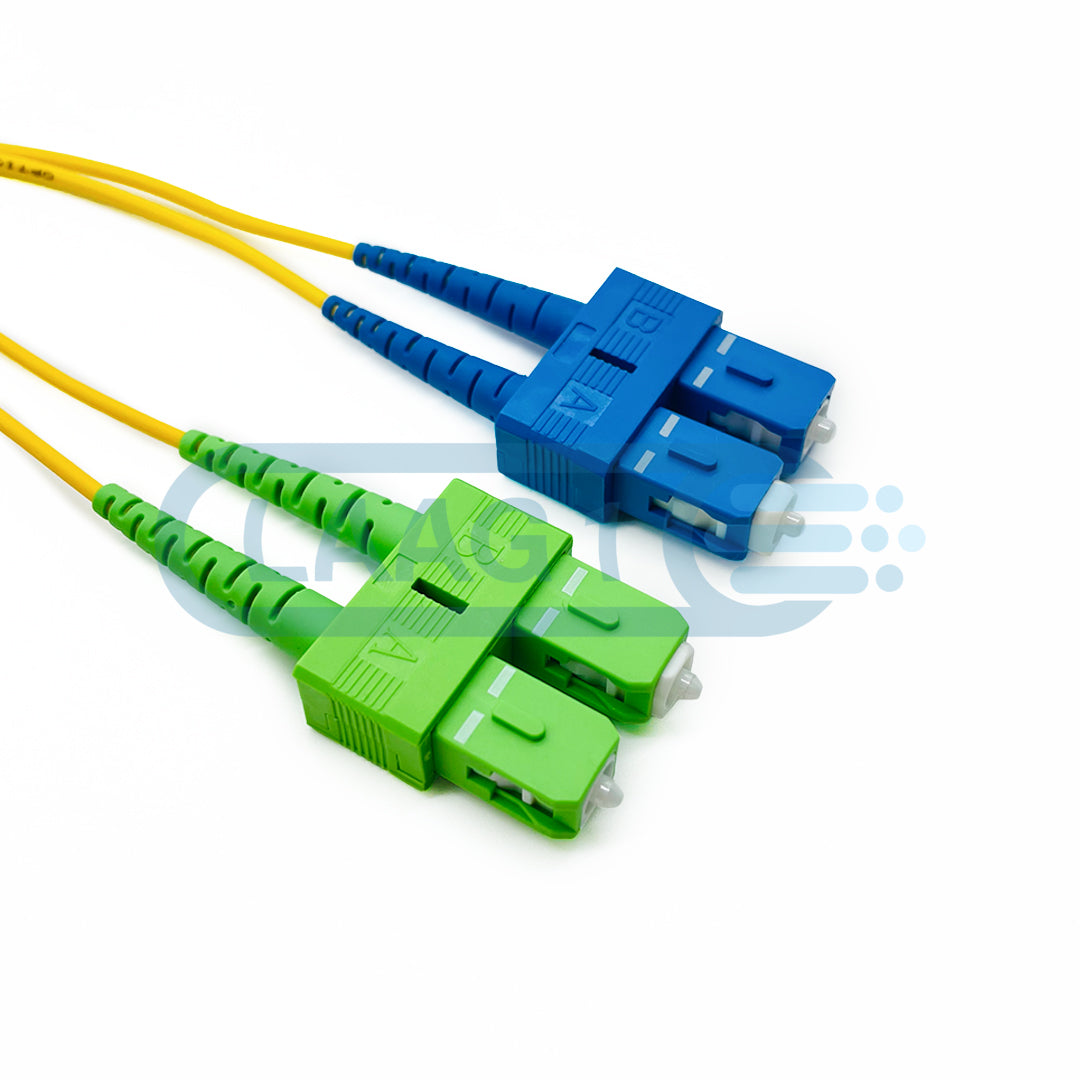 Duplex Patchkabel SC/APC naar SC/UPC | 1 m